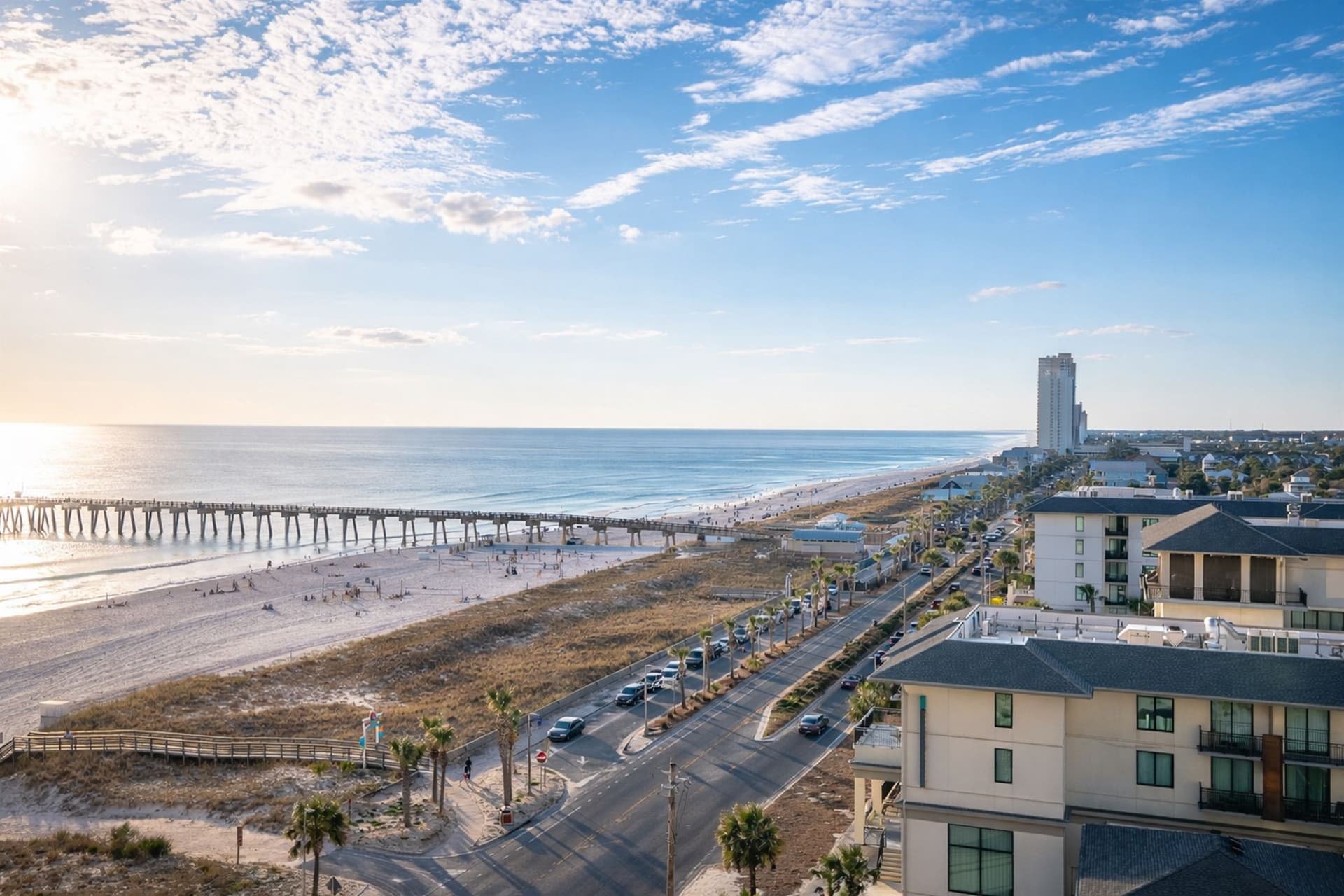 Gulf of Mexico view from the 9th floor