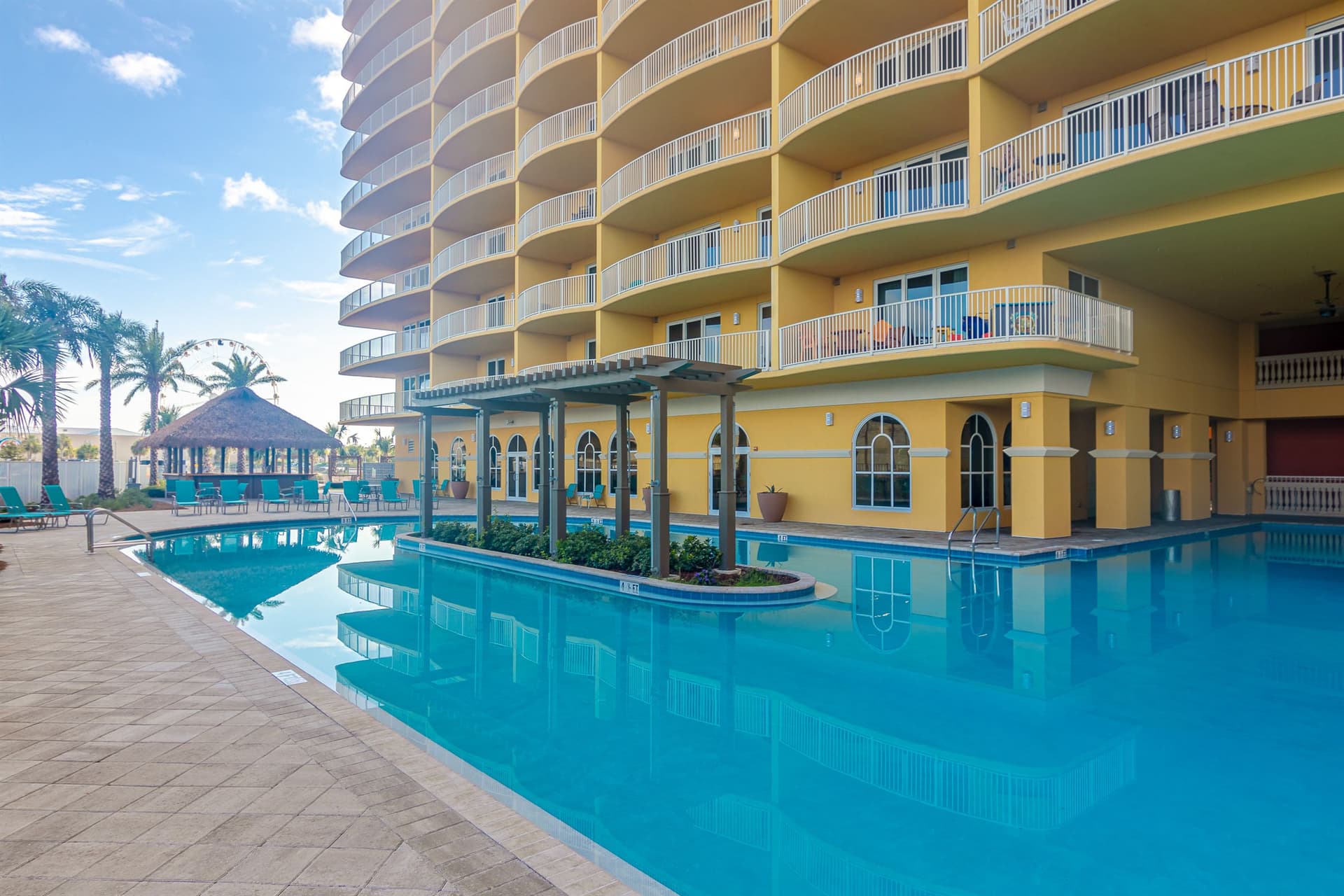 Calypso Towers resort pool deck